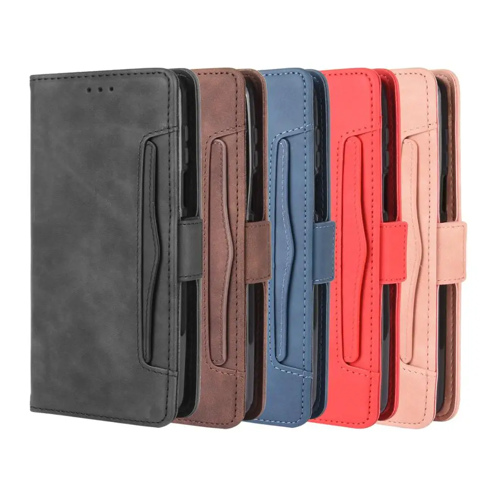 For Motorola Moto G 5G Plus Case Premium Leather Wallet Leather Flip Multi-card slot Cover For Motorola Moto G 5G Plus + Case