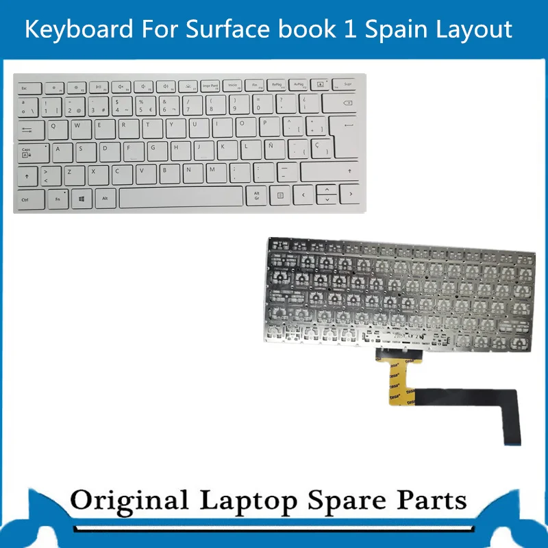 Original  Keyboard for Microsoft Surface Book 2 13.5 Inch ES layout  Spain Version 1834 1835