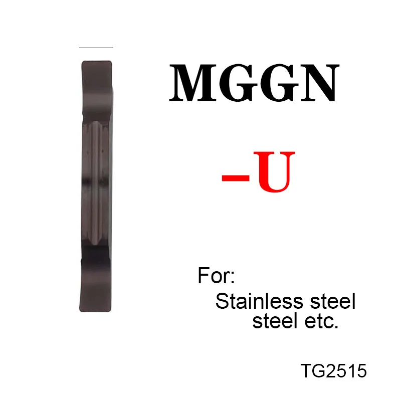 CNC Tools Grooving Blade Lathe Cutting Carbide Inserts Left and Right Angle MGGN150/200/250/300/400/500 For Stainless and Steel