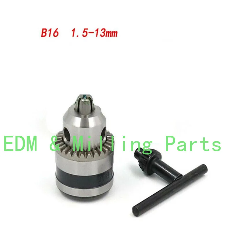 

CNC Drill Chuck B16 1.5-13mm Spanner Taper Mounted With One Key Bench Drill Milling For Bridgeport Mill Part