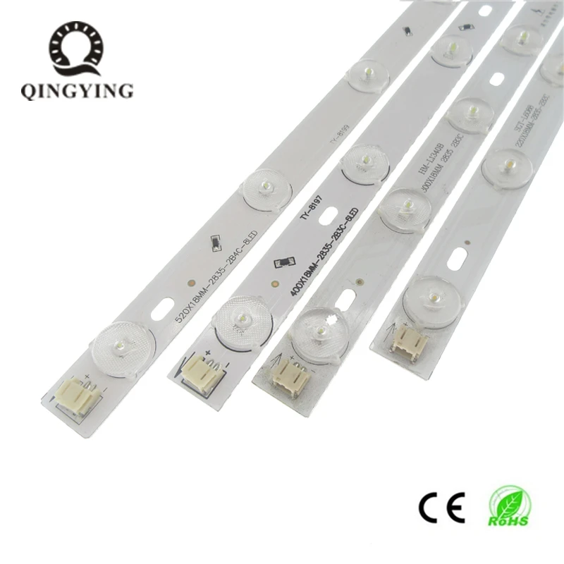 5-20szt 4W 6W 8W Wysoka jasność 2835 LED Bar Lights LED Tube White/Warm White do lamp sufitowych z soczewką optyczną 60 stopni