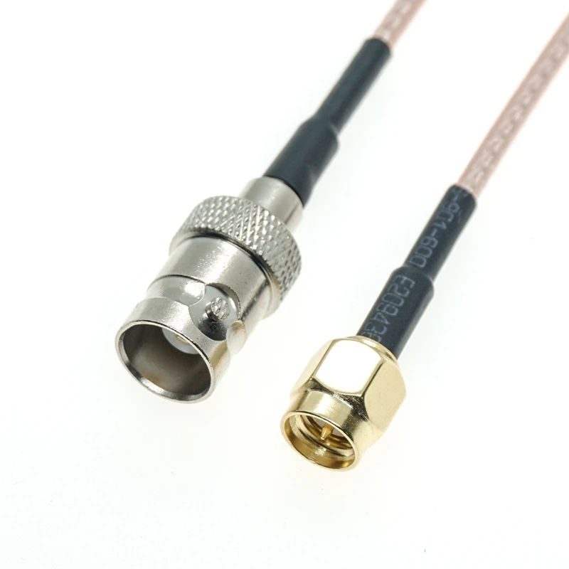 BNC female to SMA male plug RG316 RG-316 RF Pigtail Coax Coaxial Cable 50ohm Jumper