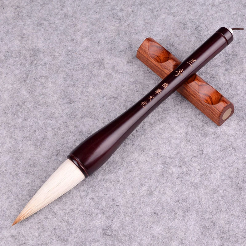 

Chinese Calligraphy Writing Art Painting Brush Pen Hopper-shaped Brush Wolf Woolen Multiple Hairs Festival Couplets Tinta China