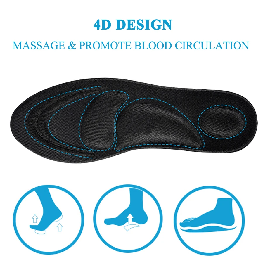 Traagschuim Orthopedische Inlegzolen Voor Platte Voeten Arch Ondersteuning Fascitis Plantaris Shoe Pads Voor Vrouwen Mannen Voet Massage Sport Inlegzolen