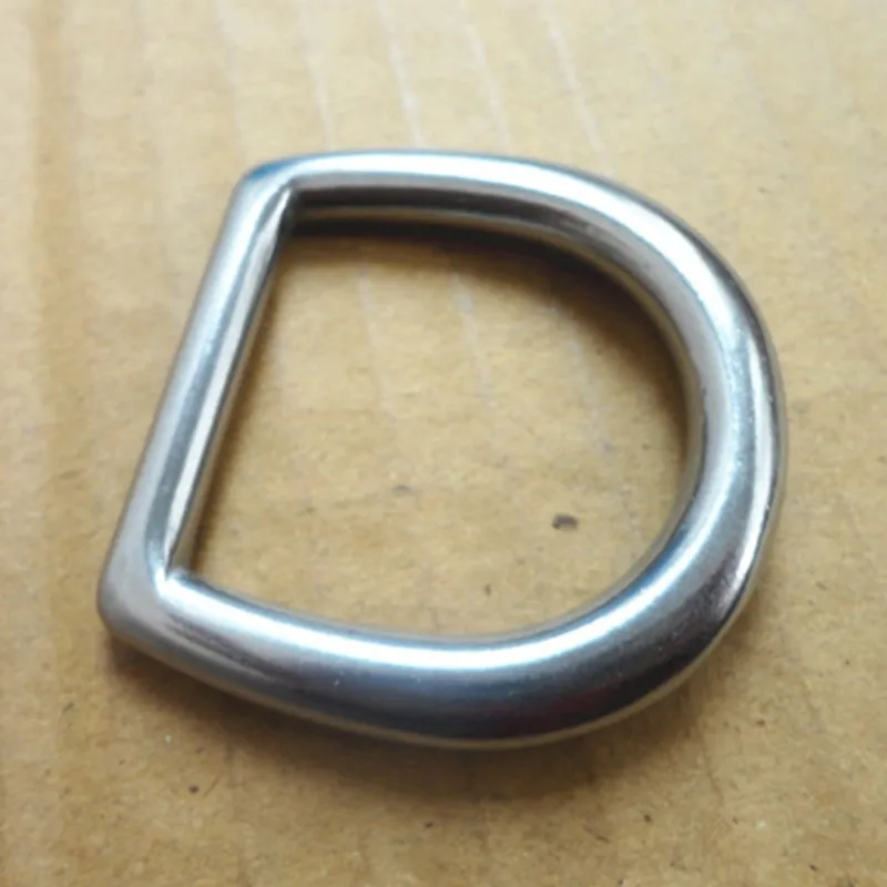 10pcs Stainless Steel Buckle Dee Ring 37mm