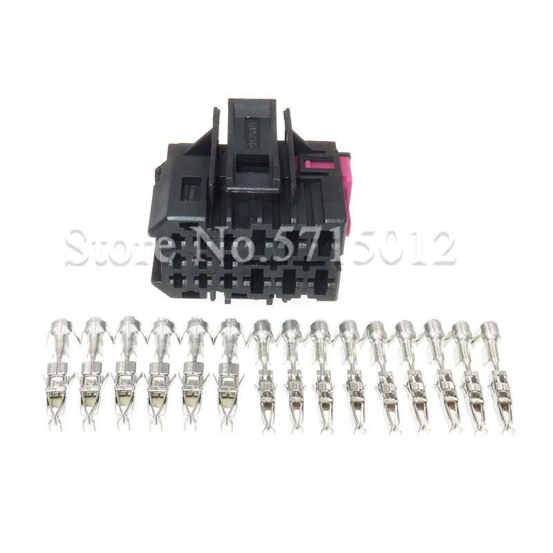 15 Hole 1J0 962 615 Automotive Car Computer Board Connector Plug 1J0962615 ECU Cable Socket For VW