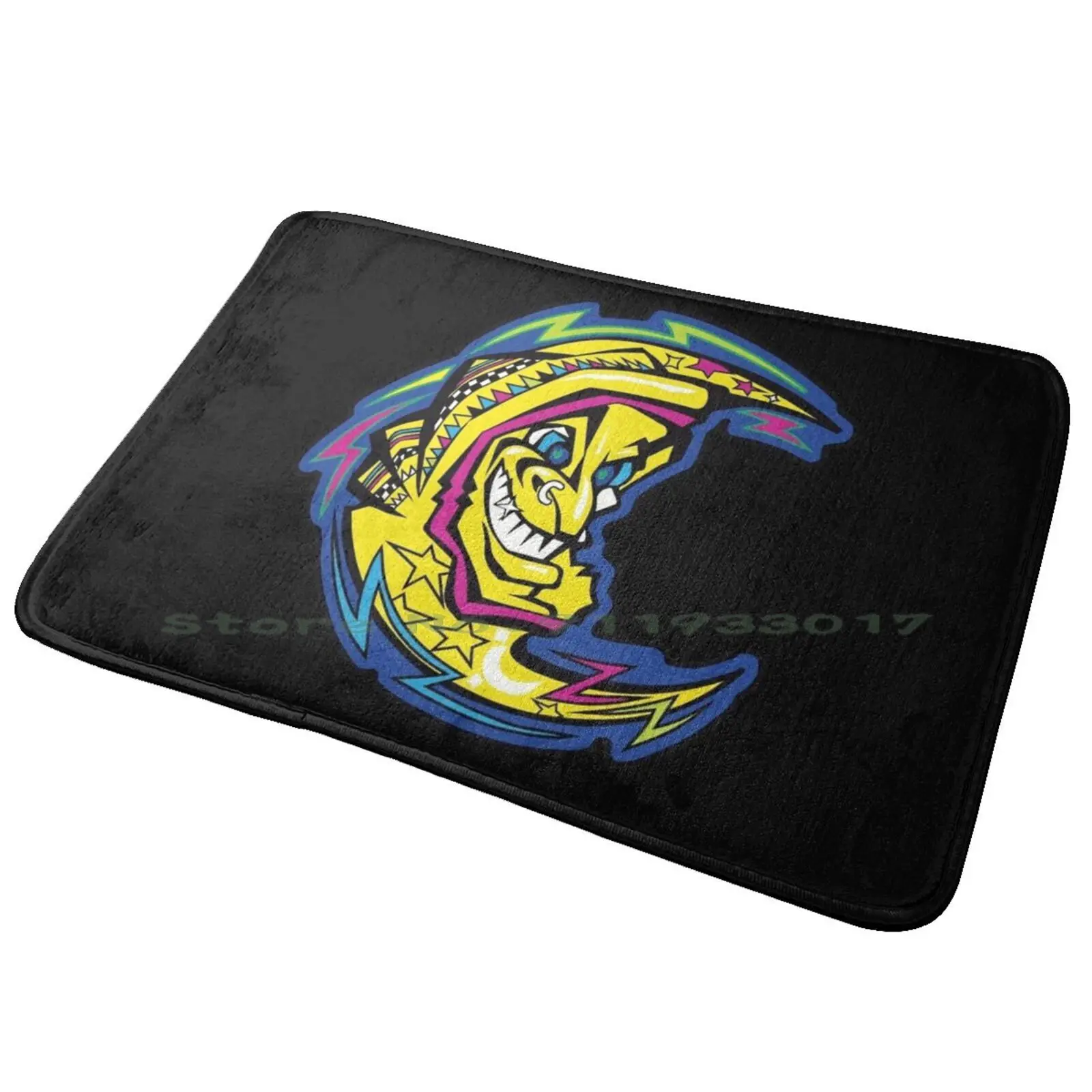 Moon Entrance Door Mat Bath Mat Rug Kyokushin Karate 1964 Korean Japanese Fighting Style Kata Oyama Ultimate Truth Tae Kwon Do