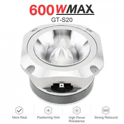 4 Inch 600W 6OHM GT-S20 12V Car Aluminum Bullet Tweeter with Capacitor for Vehicle Auto Cars Stereo Modified