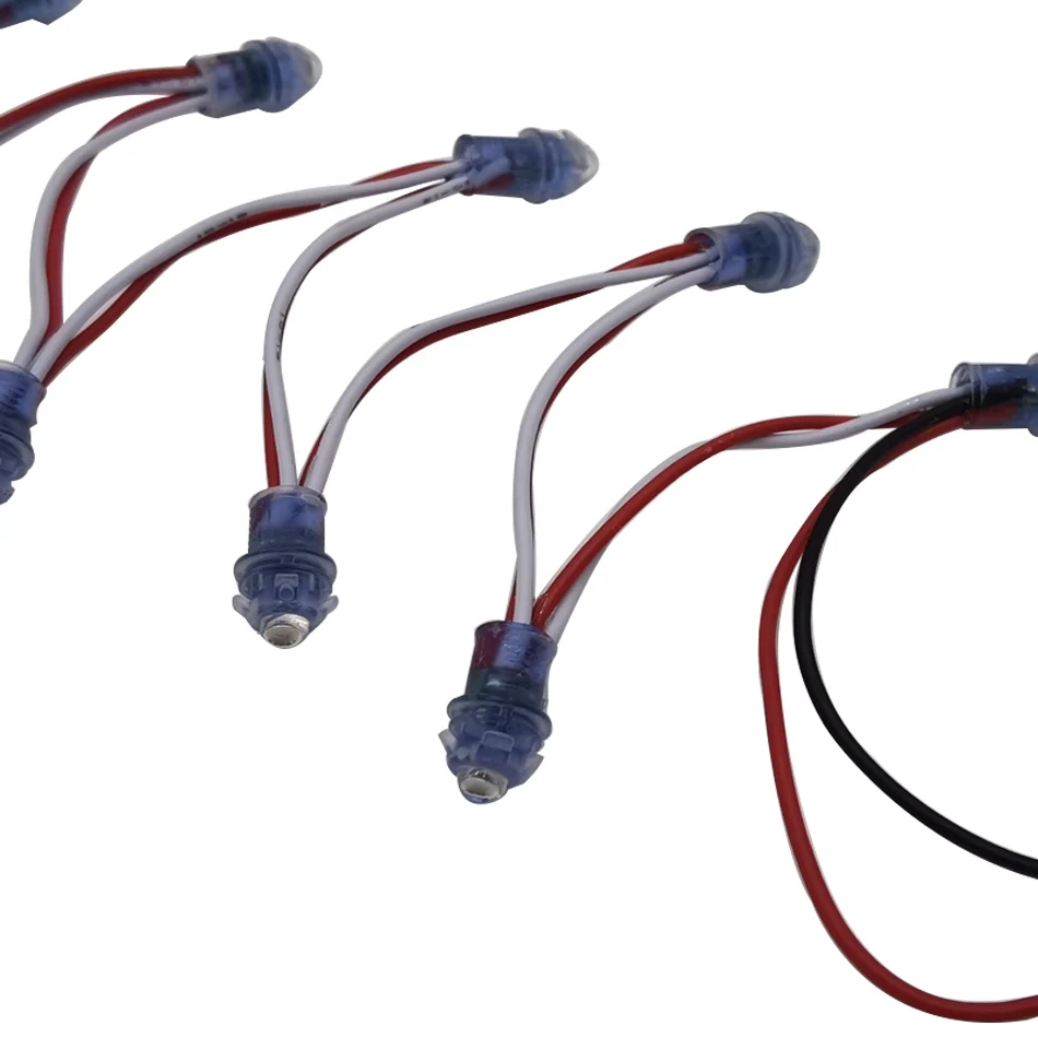 9mm LED Modules String Light DC12V 5V white red blue green yellow Outdoor Waterproof Advertisement LED Pixel Lights 50PCS /1set