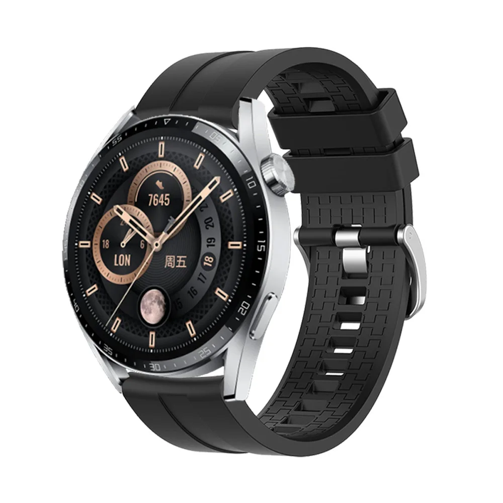 For Huawei Watch GT3 / GT 2 GT 46MM Smart Watch Band Sports Silicone Wrist Strap For Huawei GT2 GT 3 Bracelet Accessories Correa