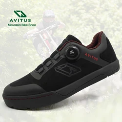 AVITUS Factory Zapatillas MTB Shoe Flat Pedal Rubber Sole for Enduro Free Ride DH Trail Riding Men Sneakers Bicyle Cycling Shoes