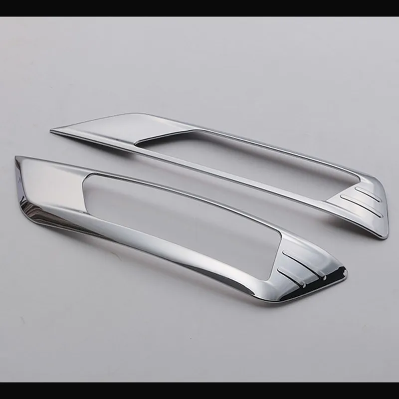 2pcs Fog Light Garnish Styling Fog Lamp Trim For Nissan Note E12 2016/11～ SUS304 Car Styling Stickers Decoratie Car Accessories