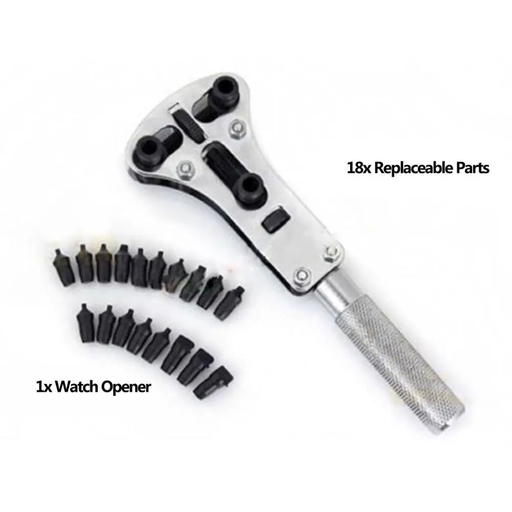 50% HOT SALES！！！Wrist Watch Case Opener Adjustable Screw Back Remover Wrench Repair Tool