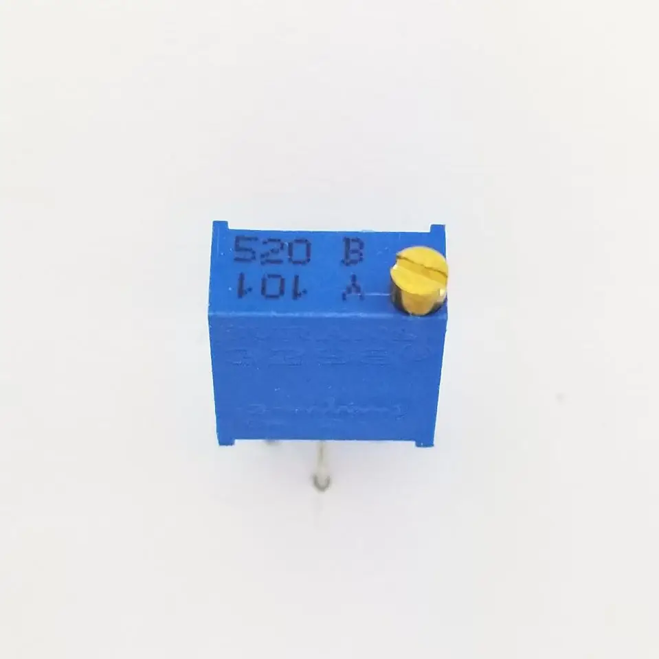 10PCS  Burans 3296Y  Potentiometer ResistanceOhm Trimpot Trimmer 1K 2K 5K 10K 20K 50K 100K 200K 500K 1M Ohm 100R 200R 500R