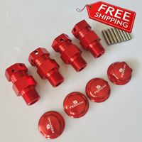 FID racing Alloy CNC Wheel Nut + Extender Adapter for Team LOSI DBXL XL desert buggy XL-e DBXL-e 1.0 2.0