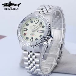 HEIMDALLR Sharkey SKX Mechanical Watch Men Dive Sapphire crystal C3 Luminous NH36A Mov Automatic Water Resistant Skx007 Watches