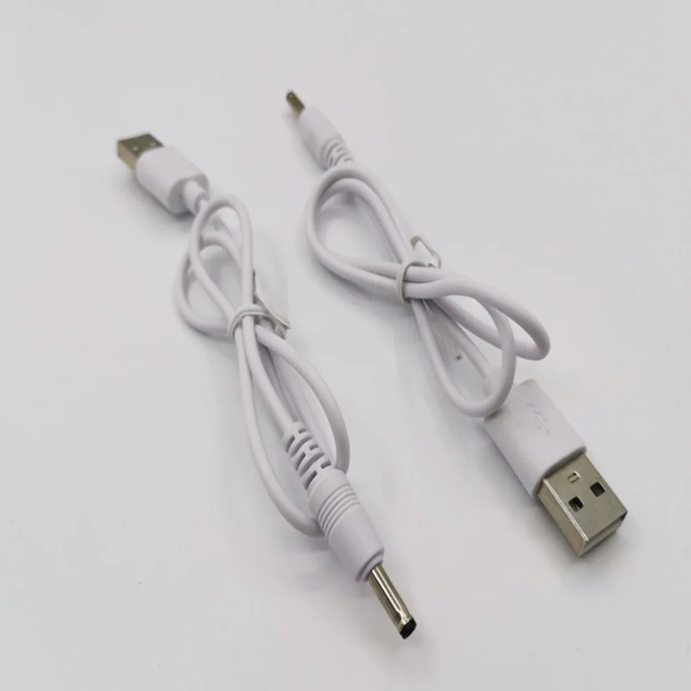 DC Power Kabel 3,5mm Runde Loch Tisch Lampe Mini Fan Netzkabel DC Runde Kopf USB Zu 35135 Lade linie