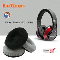 EarTlogis Velvet Replacement Ear Pads for Bluedio U UFO HD Bluetooth 5.0 Stere Headset Parts Earmuff Cover Cushion Cups pillow