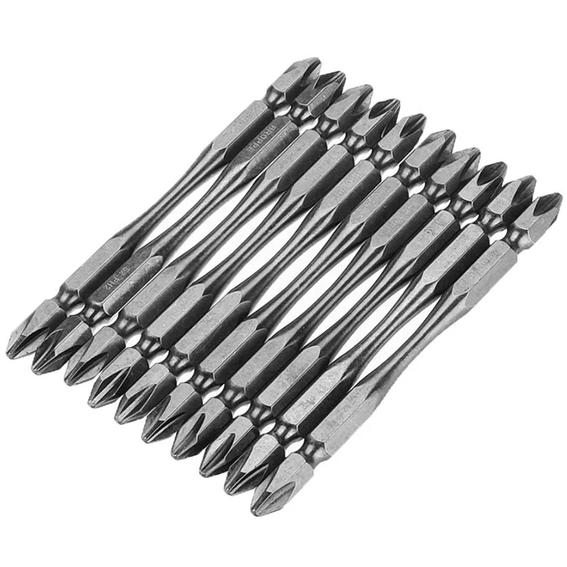 100mm PH2 Magnetic Double Head Screwdriver Bit 1/4\