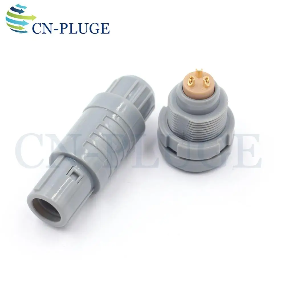 M17 CAB/CLB 2P Connector 3-Pin Wire Connector Plastic Medical Electronic Circular Socket Connector Plug and Socket