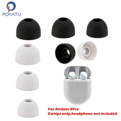 Poyatu Airdots 3Pro TWS Tips Earbuds Silicone Eartips for Redmi Airdots 3 Pro Mini Replacement In Ear Tips Buds