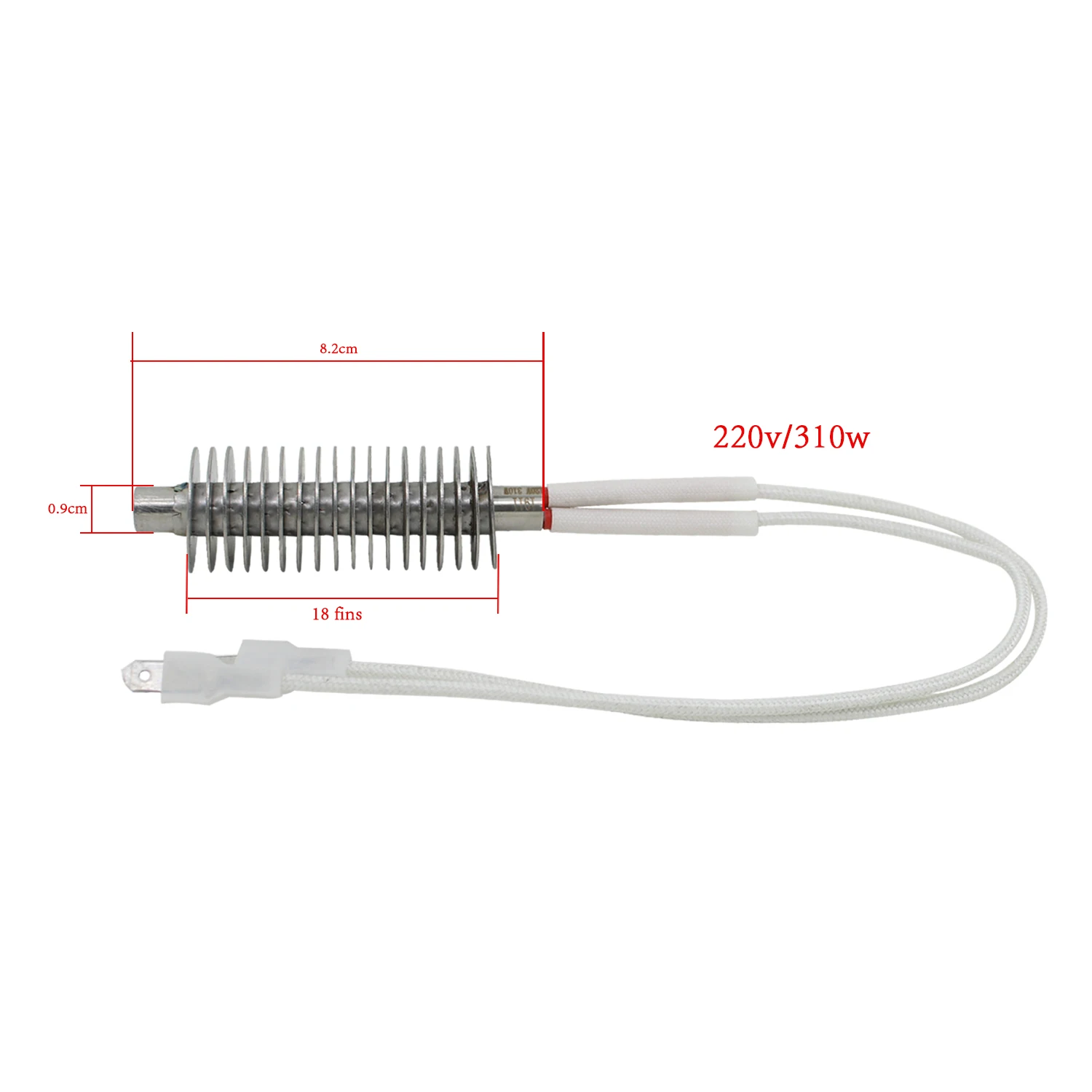 Pellet Stove Ignitor Element 220V 310W Wood Pellet Stove Parts Replacement Furnace Ignitor