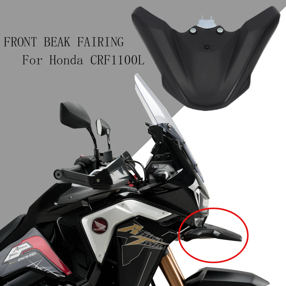 

Headlight Cover Front Beak Nose Cone Extension Extender Fairing Aerodynamic Motorcycle For Honda CRF1100L Adventure CRF 1100 L