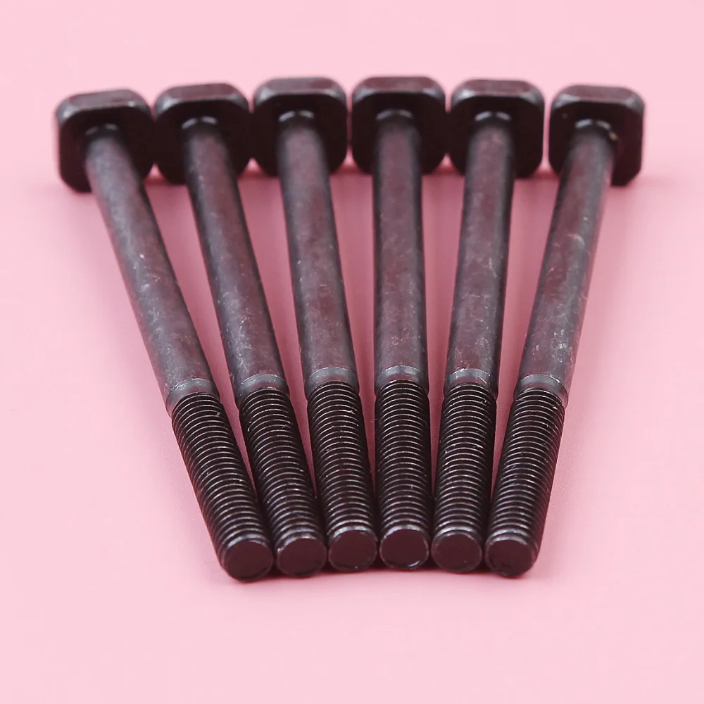 6pcs/lot Exhaust Muffler Bolts For Stihl MS180 018 MS170 017 MS 180 170 Chainsaw Garden Tool Part  бензопила