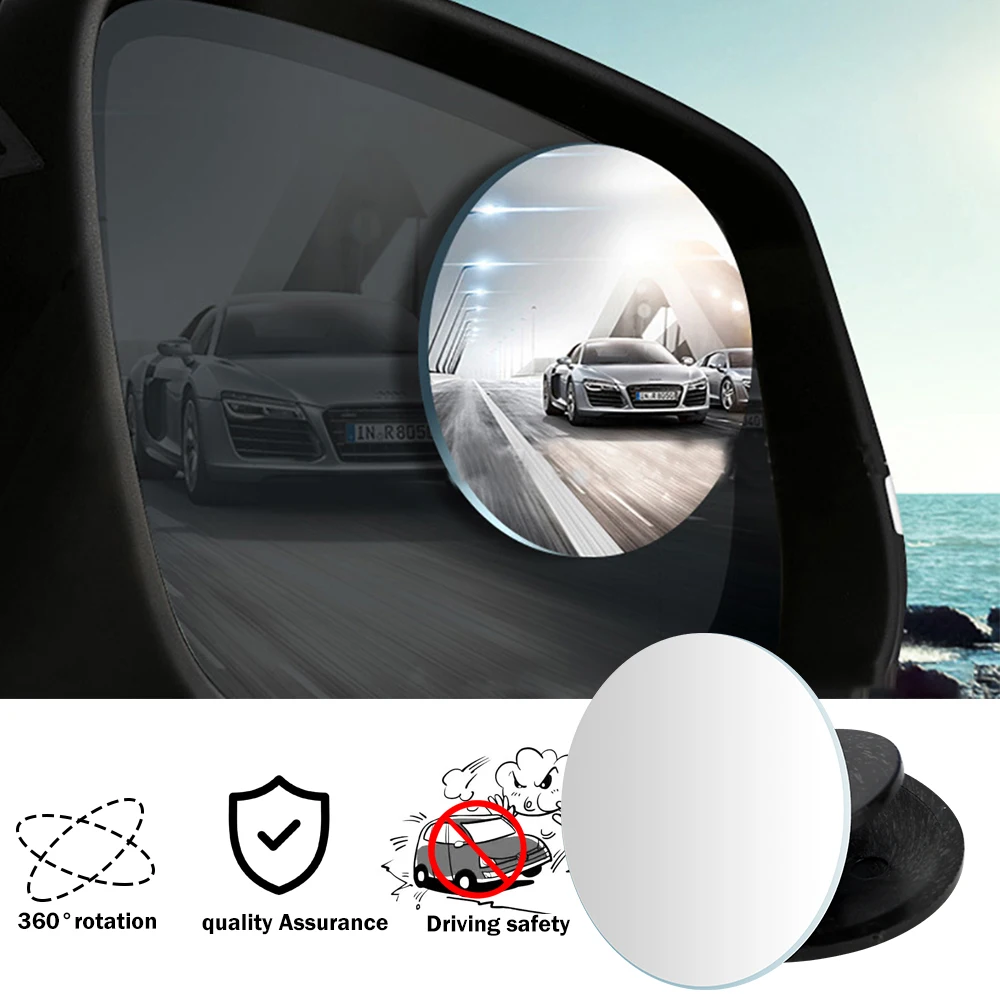 Car Rearview Mirror for Car Vehicle Side Blindspot Blind Spot 360 Wide Angle