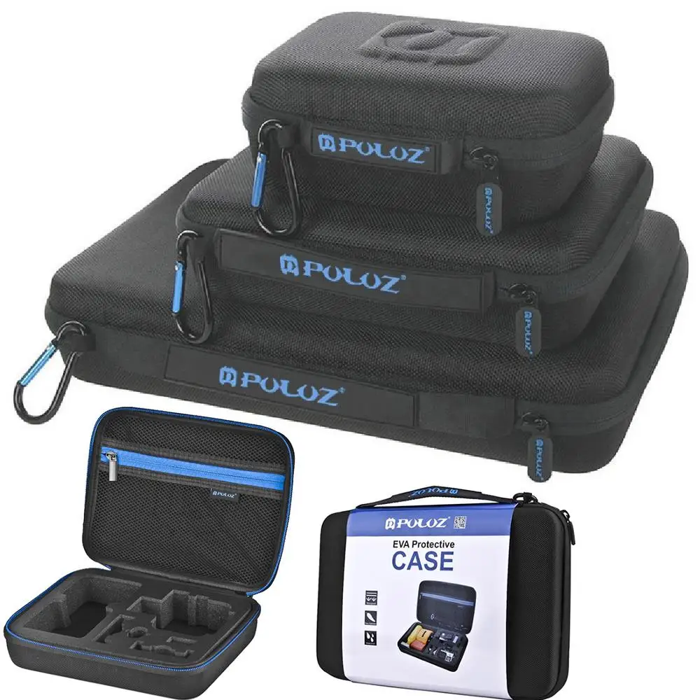 EVA Protection Handbag Storage Bags Box for Gopro Hero SJcam DJI OSMO Yi Action Cameras Accessories Kits Collection Case