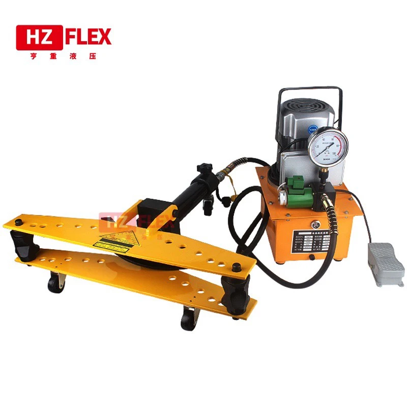 

2inch 380v 0.75kw Electric steel pipe bending machine hydraulic pipe bender