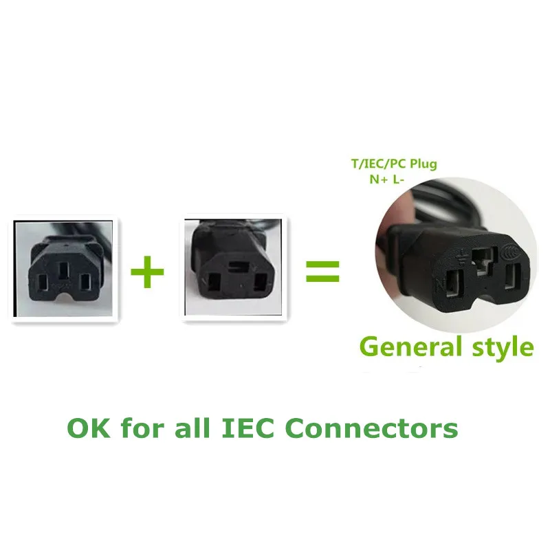 67.2V 2A Lithium Battery Charger For 60V Li-ion battery Charger with PC connector IEC connector