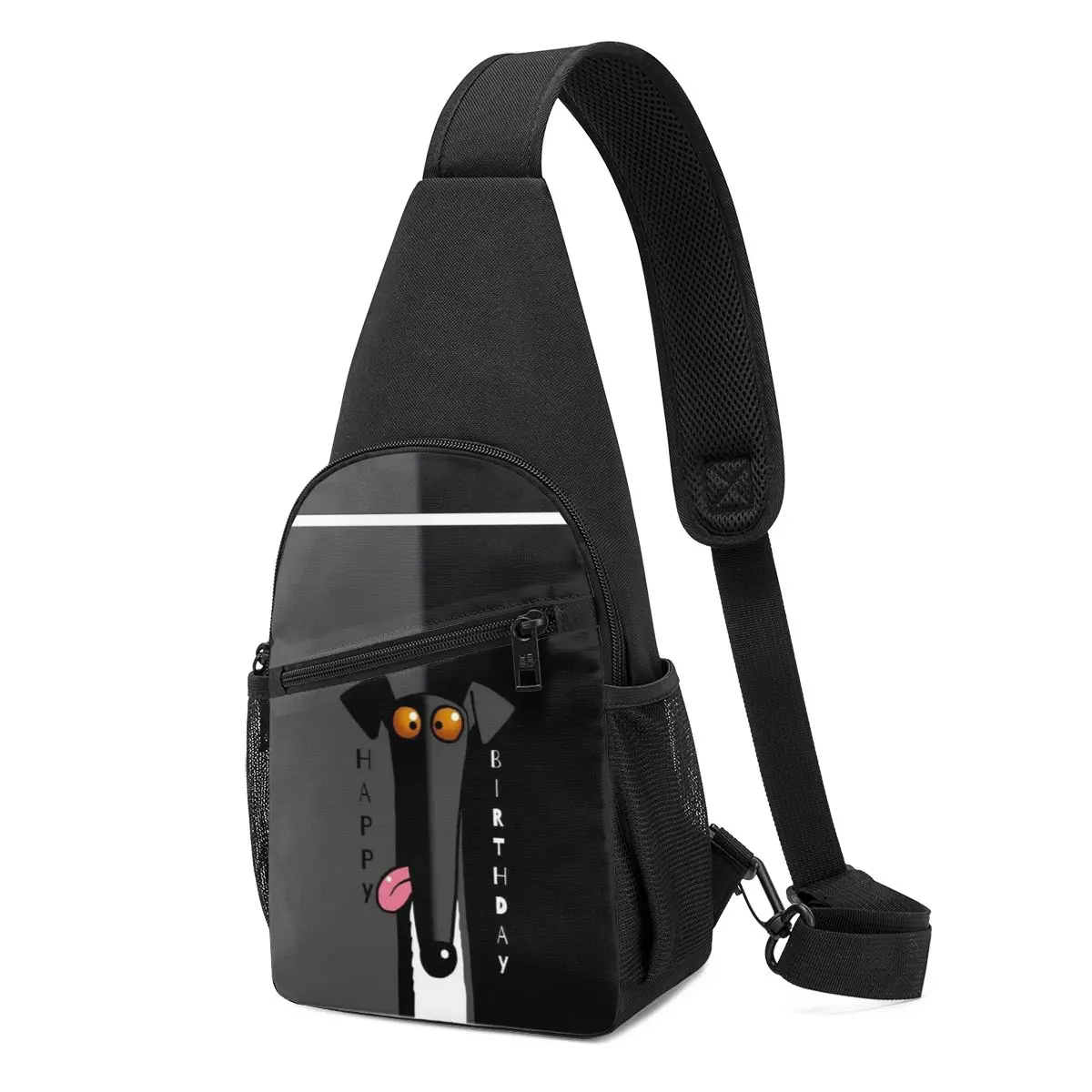 

NOISYDESIGNS Greyhound Shoulder Bags Male Fanny Pack Outdoor Waist Pack Men Crossbody Chest Bags Messenger Bags Dropshipping