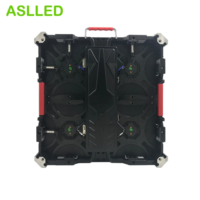 6pcs outdoor led panels p3.91 500x500mm Die-cast aluminum led cabinets led display outdoor full color led video display