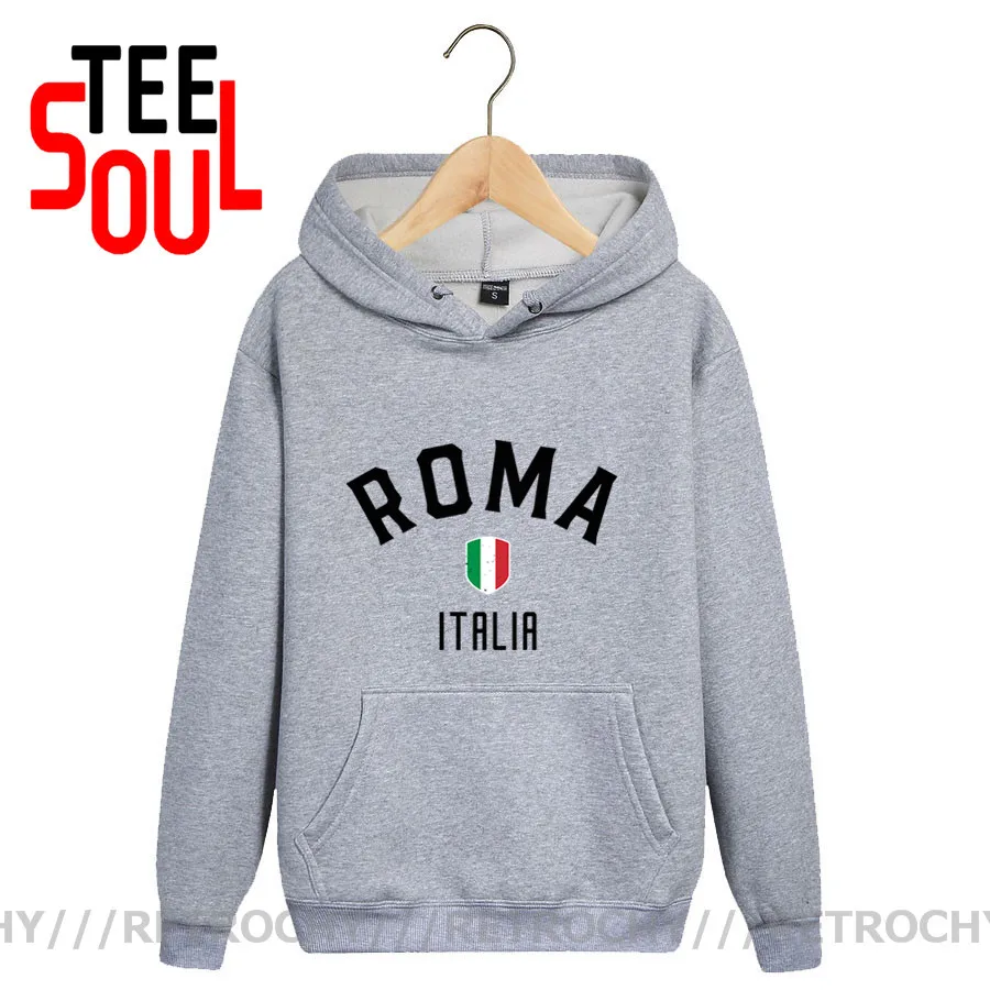 Vintage Roma Italia Sweatshirt & Hoodies for men Rome Italy Flag Retro Italian Jerseys ITA Nation Team Hoodie