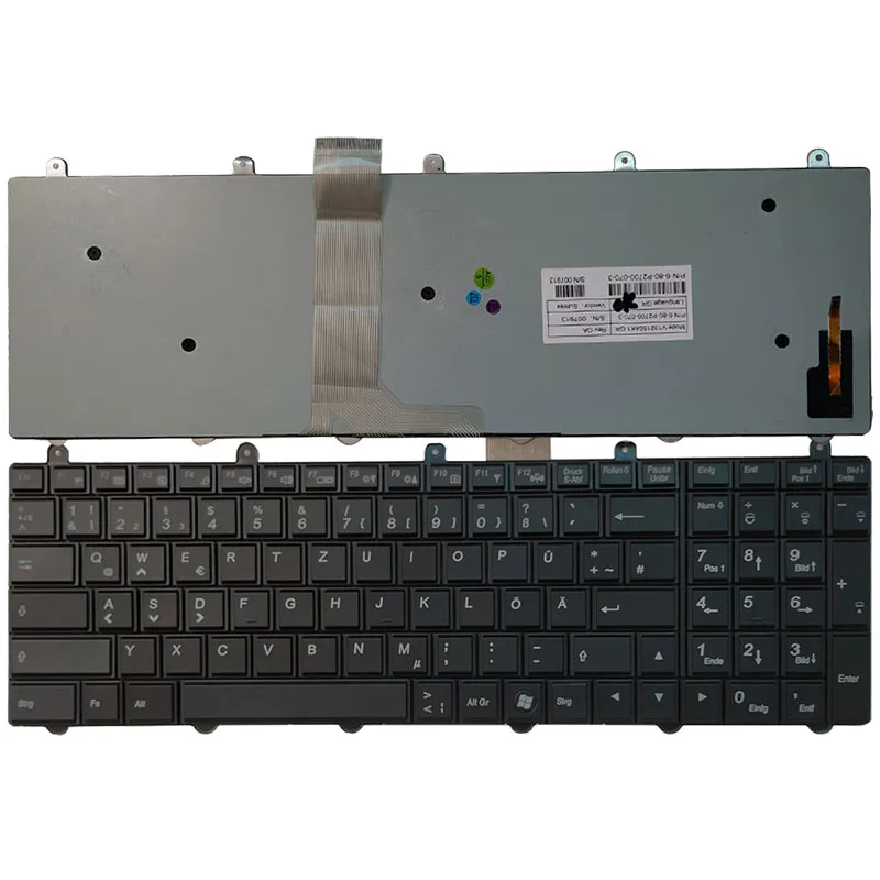 New German For Clevo Sager V132150BK3 6-80-P17S0-010-3 laptop Keyboard Backlit WIN8 KEY