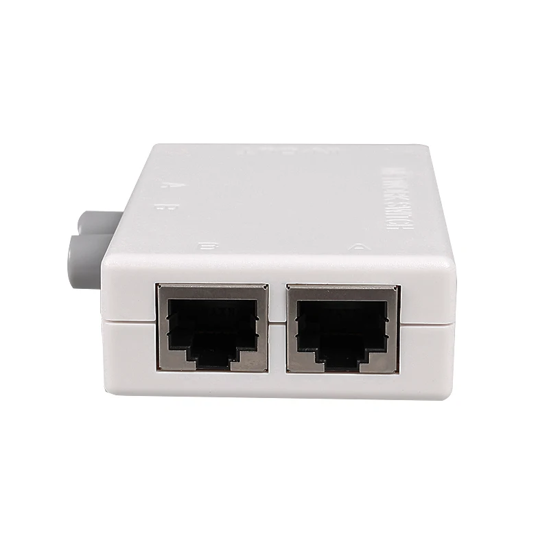 MT-VIKI 2 Port RJ45 Network Switch Iinternal And External Network Switcher 2 Input 1 Output MINI Network cable Sharer MT-RJ45-2M