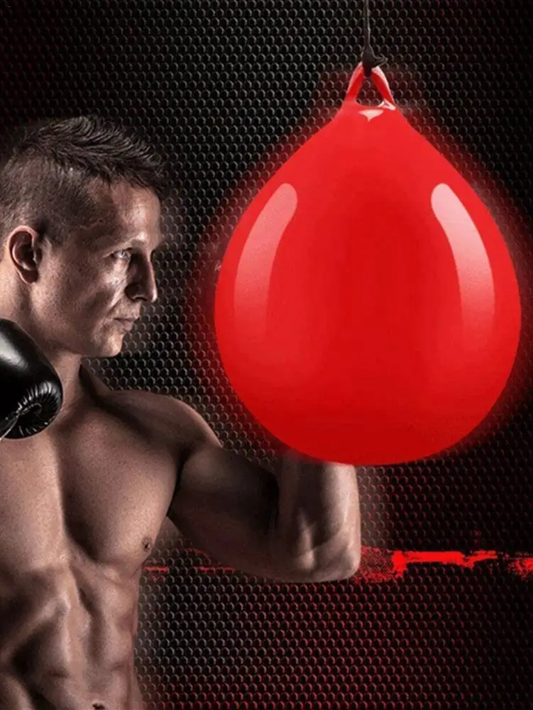 Water Heavy Bag With Water Injector Hook Sling Heavy Bag Water Punching Bag For Household Hanging Boxing