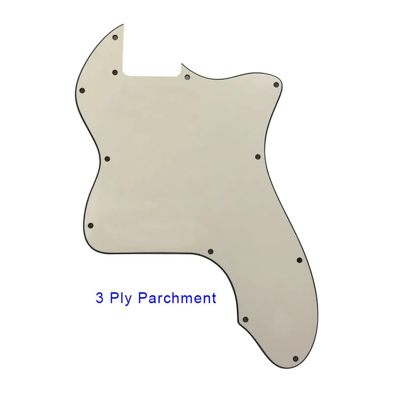 Xinyue Custom Guitar Pickgaurd - For DIY US Fender Classic 72 thinline Tele Guitar Pickguard Blank Scratch PlateReplacement