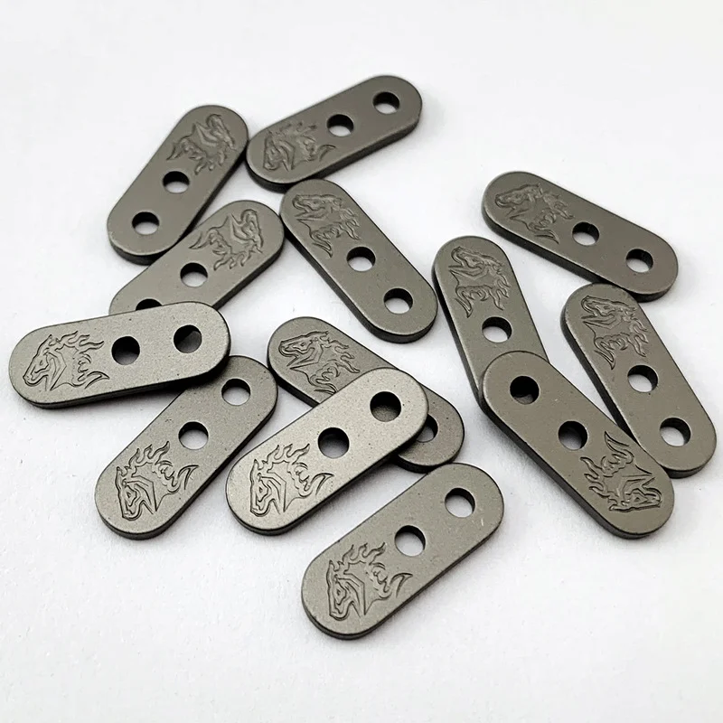 Klem klip belakang pisau lipat logam campuran Titanium braket potong pengisi untuk Rick Hinderer XM18 XM24 XM-18 XM-24 Aksesori DIY