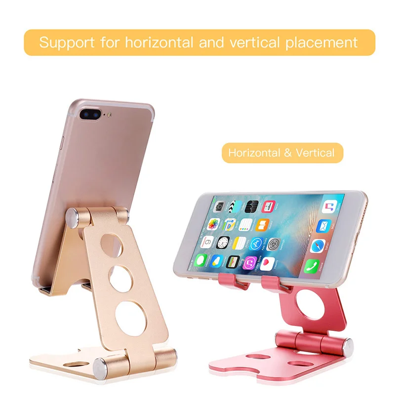 Universal Tablet Desktop Stand  for IPhone IPad Adjustable Tablet Foldable Table Cell Phone Desk Stand Holder