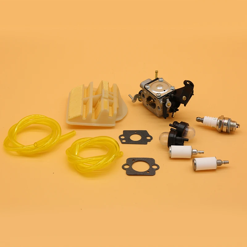 Carburetor Air Fuel Line Filter Kit for Husqvarna 445 450 445E JONSERED CS2245S 506450401 ZAMA C1M-EL37B CARB Chainsaw Parts