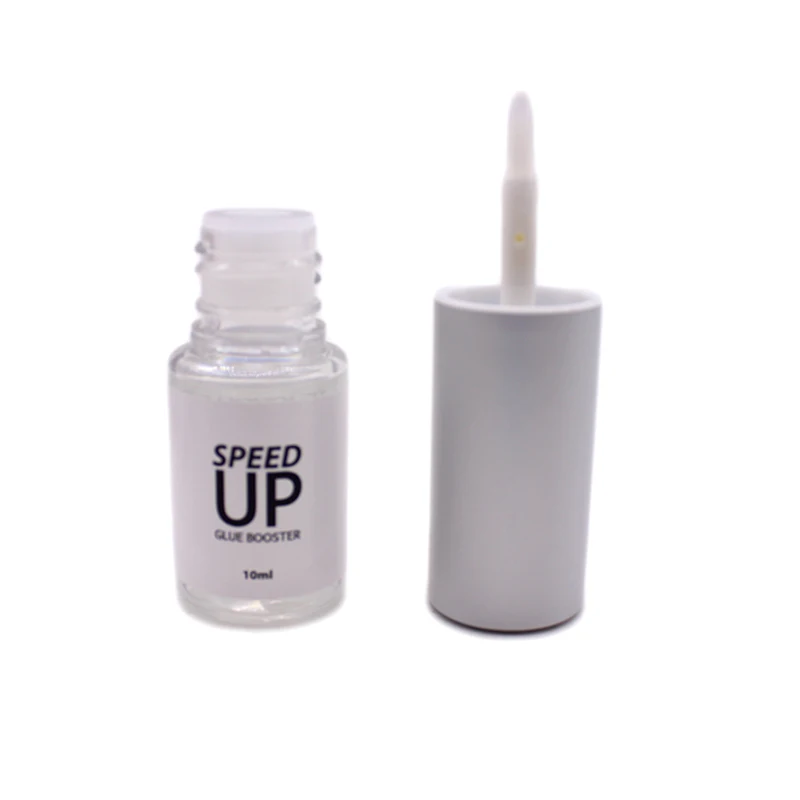 10ml Speed Up Glue Booster Sliver Cap Lash Lifting Adhesive Glue for Eyelash Extensions Beauty Shop Makeup Tools