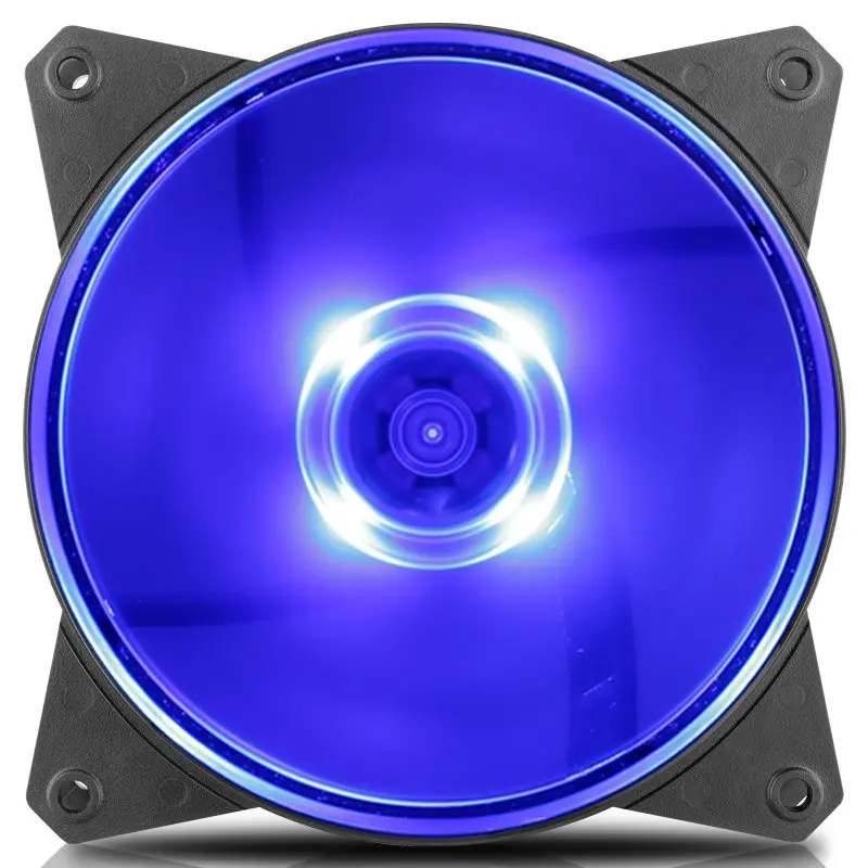 

CoolerMaster MF120L 12cmFan red,blue,white ,LED light mute chassis fan, 3pin power interface 120mm balanced fan