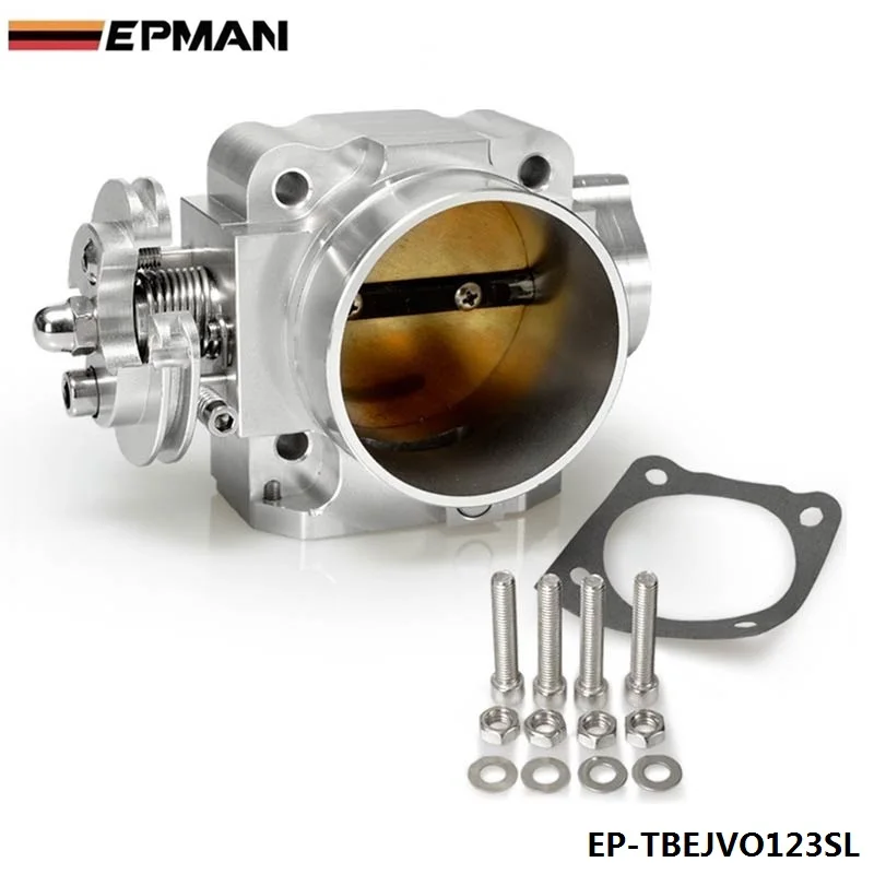 For Mitsubishi Lancer EVO 1 2 3 4G63 Intake Manifold Throttle Body 70mm 92-95 Silver EP-TBEJVO123SL