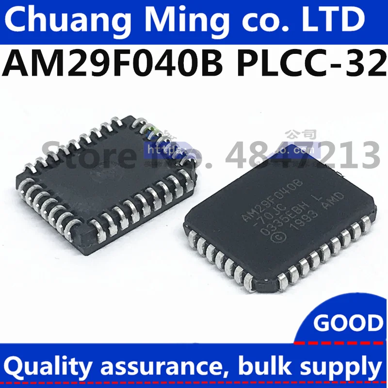 

Free Shipping 50pcs/lots AM29F040B-70JC AM29F040B-90JC AM29F040B AM29F040 PLCC-32 In Stock