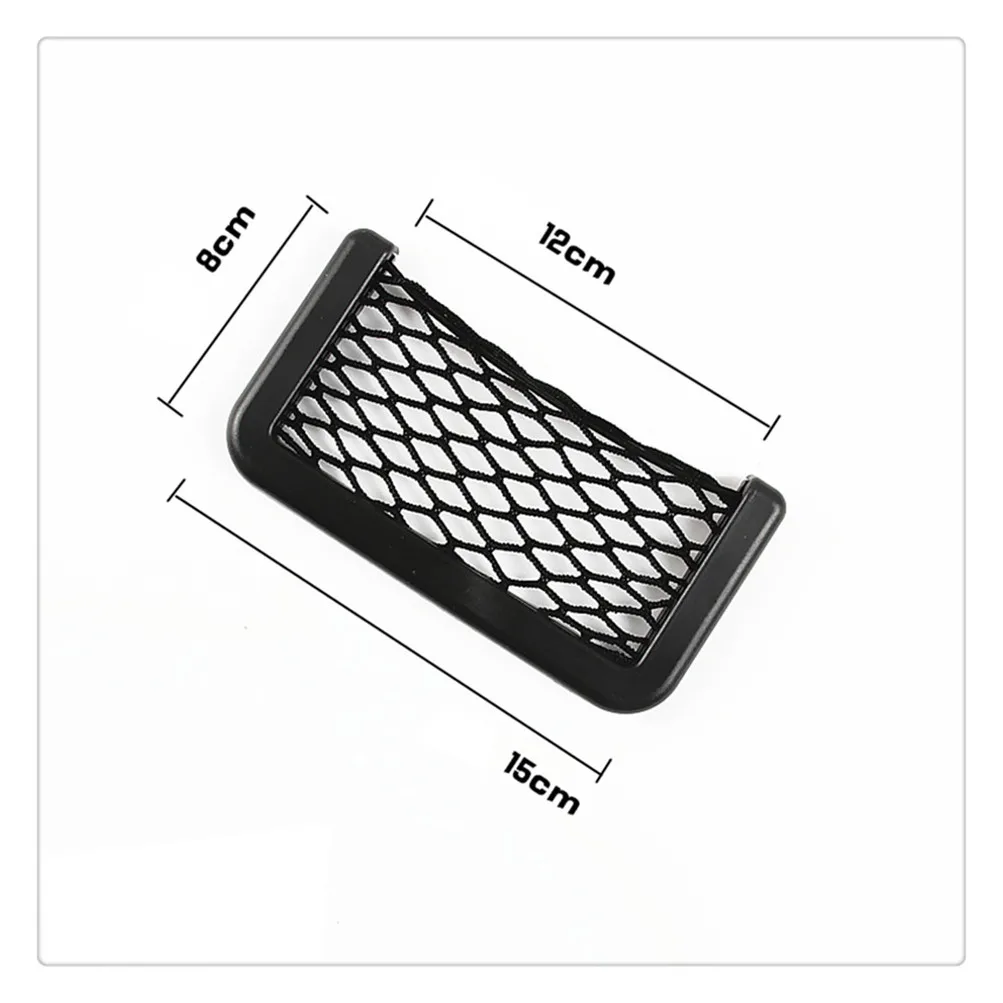 1Pcs Car Organizer Storage Bag Paste Net Pocket for Fiat Fiorino 595 500 520 20-30 16-20 500S Toro Fullback Aegea