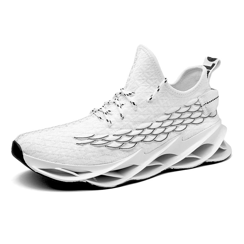 

Wild Sports Male Tides Men Shoes Sneakers Running Shoe for Man White Outdoor Breathable Training Lightweight Trainers Size 7-12