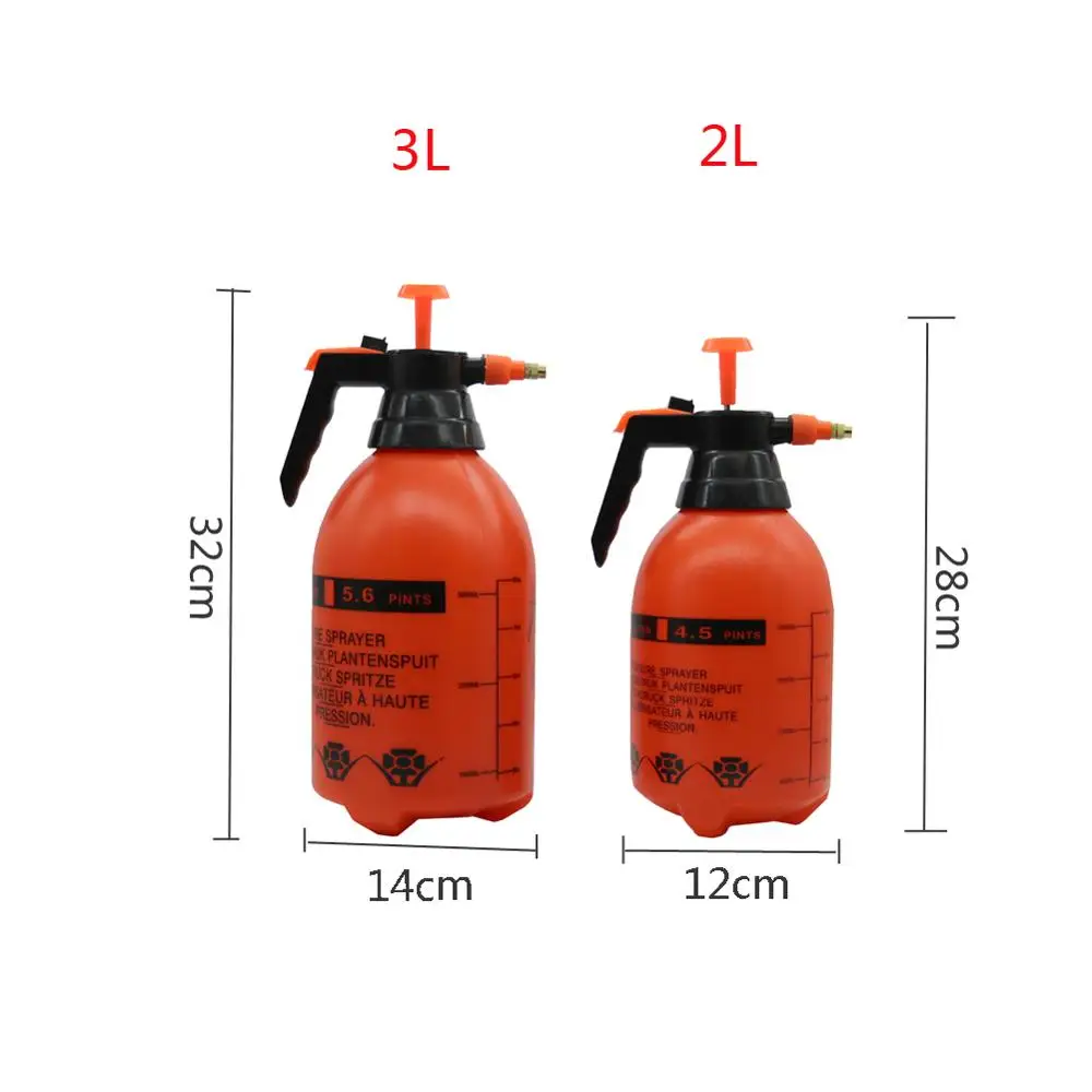 2/3L Hand Pressure Disinfection Water Sprayers Spray Bottle Air Compression Pump Garden Sprayer Sprinkler Gardening Watering Can