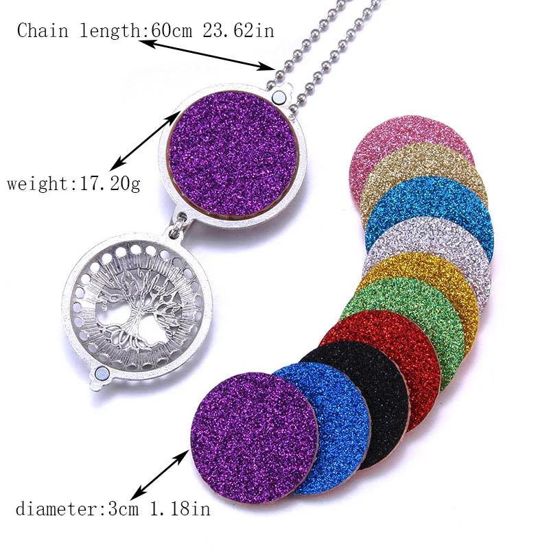 Aroma Diffuser Necklace with Pads, Open Antique Vintage Lockets, Perfume Pendant, Essential Oil, Aromatherapy Locket, 1Pc